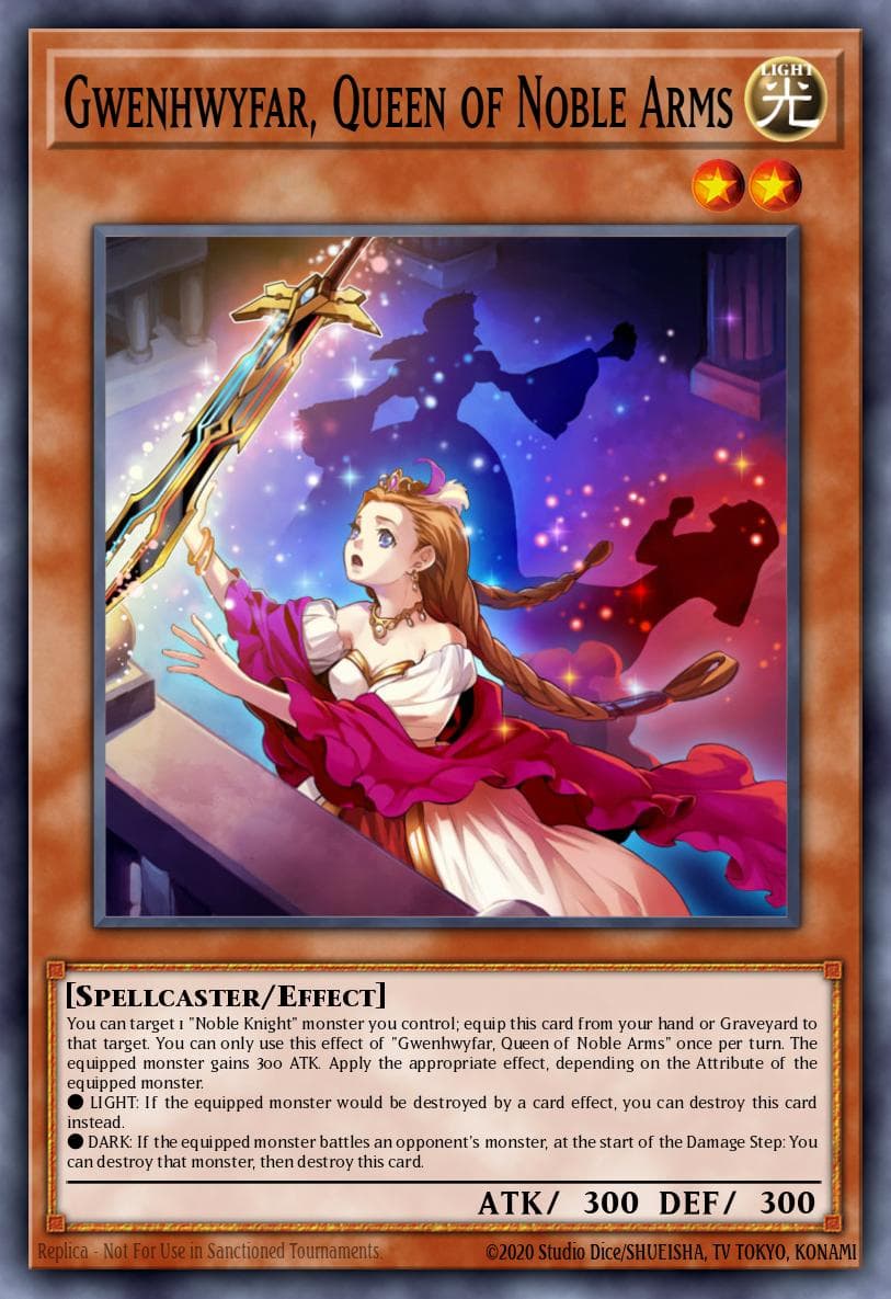 Gwenhwyfar, Queen of Noble Arms Noble Knights of the Round Table Power-Up Pack card