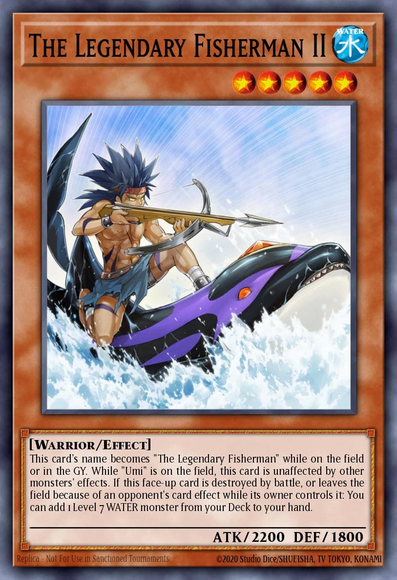 The Legendary Fisherman II Legendary Duelists: Duels From the Deep card