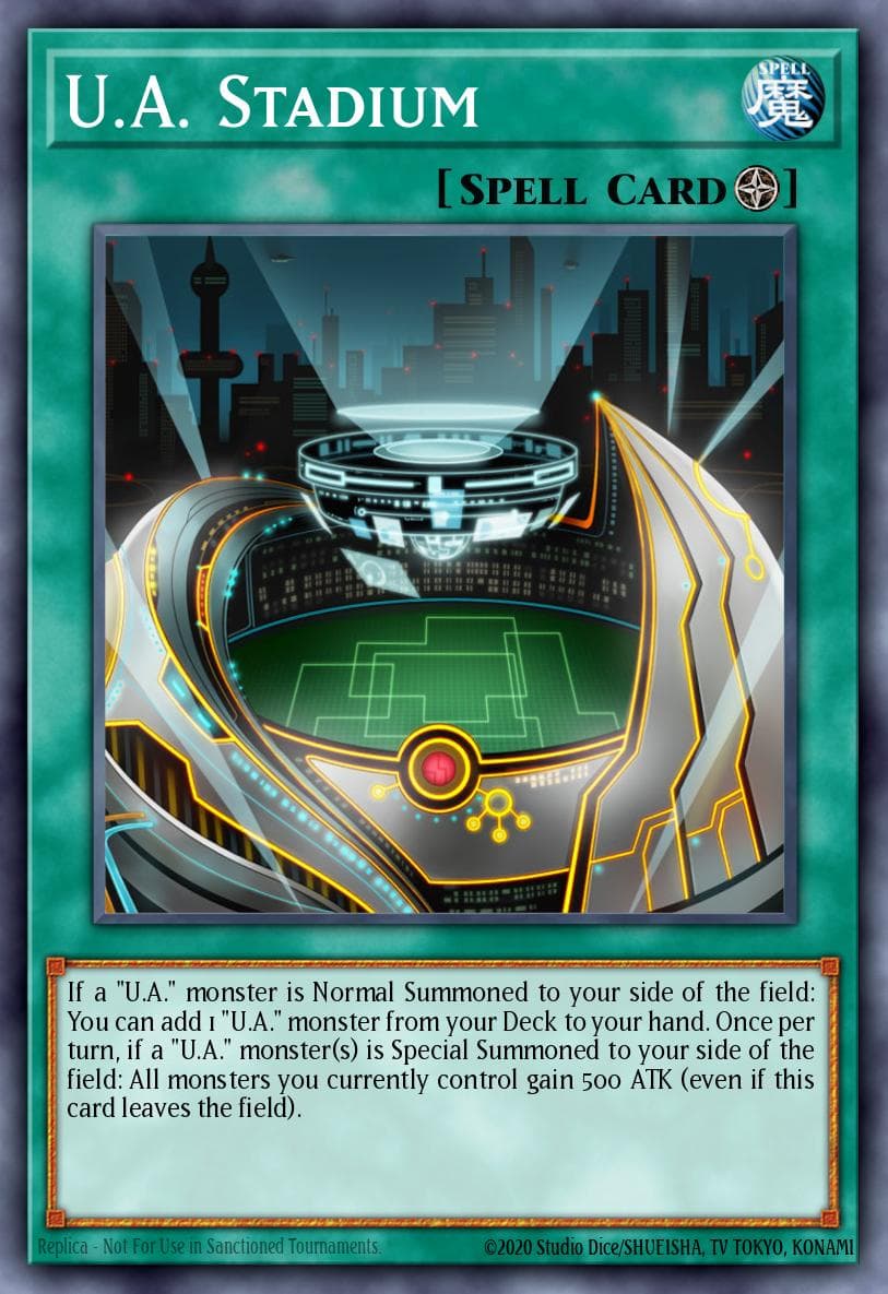 U.A. Stadium Astral Pack Eight card