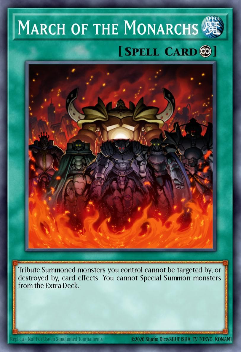 March of the Monarchs Emperor of Darkness Structure Deck card