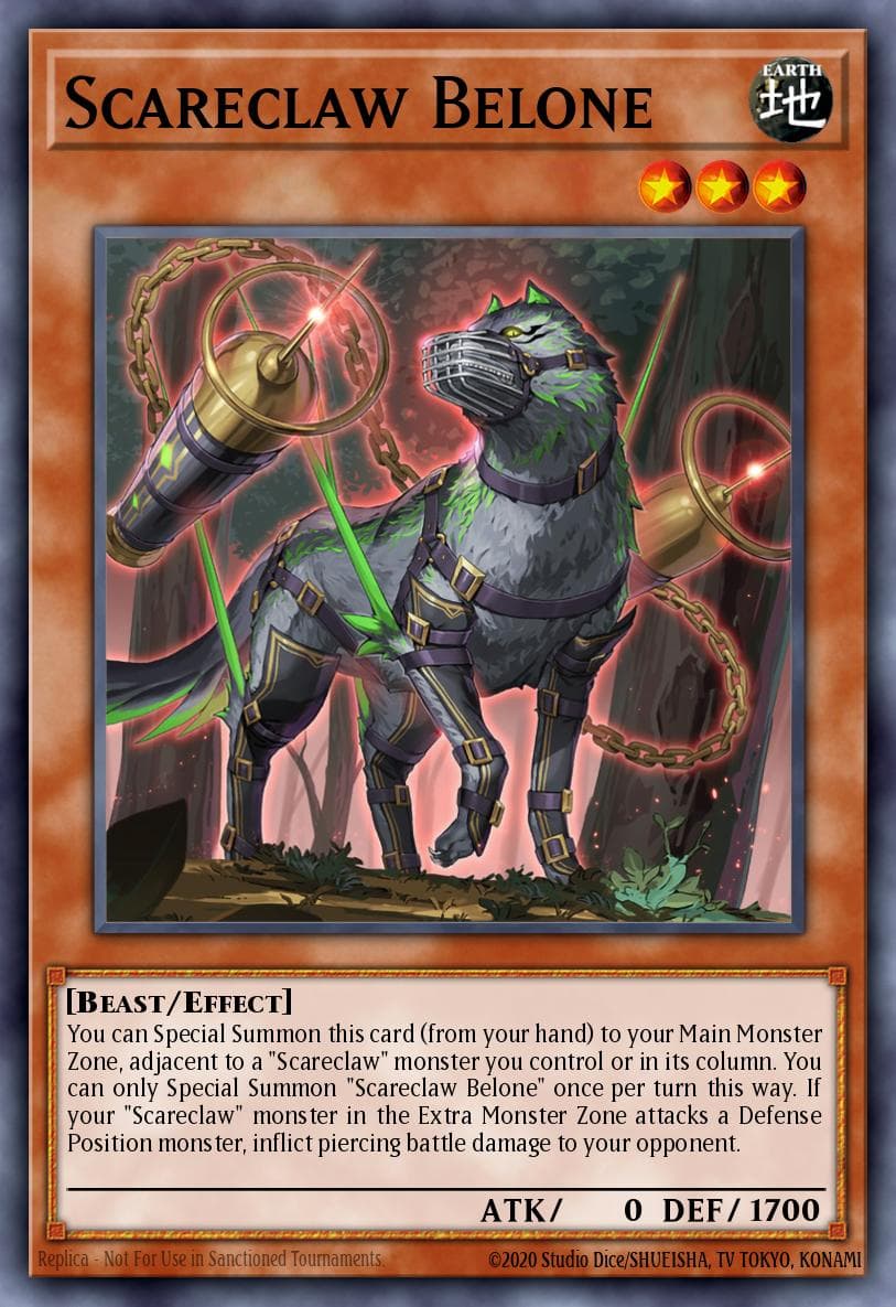 Scareclaw Belone Dimension Force card