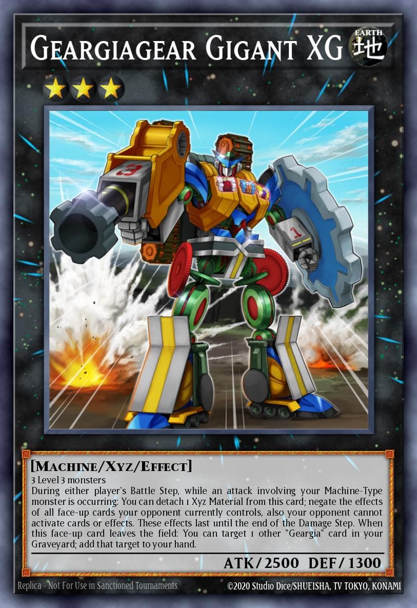 Geargiagear Gigant XG Geargia Rampage Structure Deck card