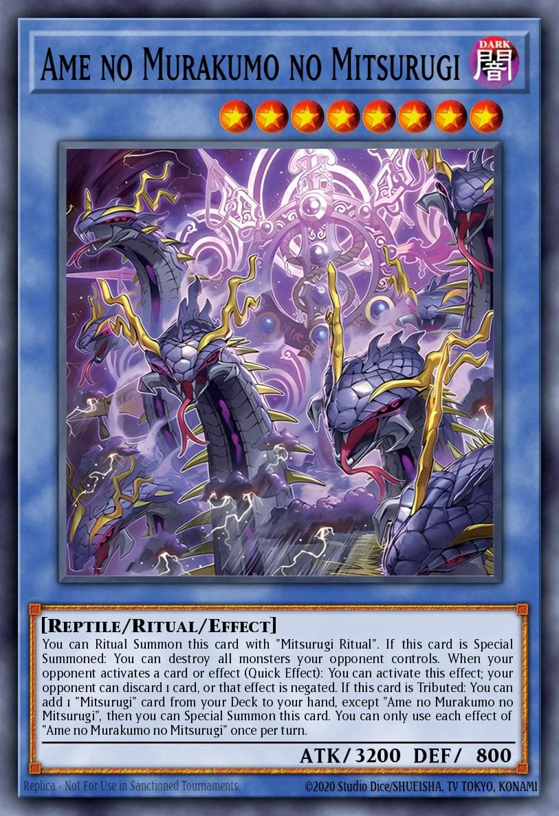 Ame no Murakumo no Mitsurugi Supreme Darkness card