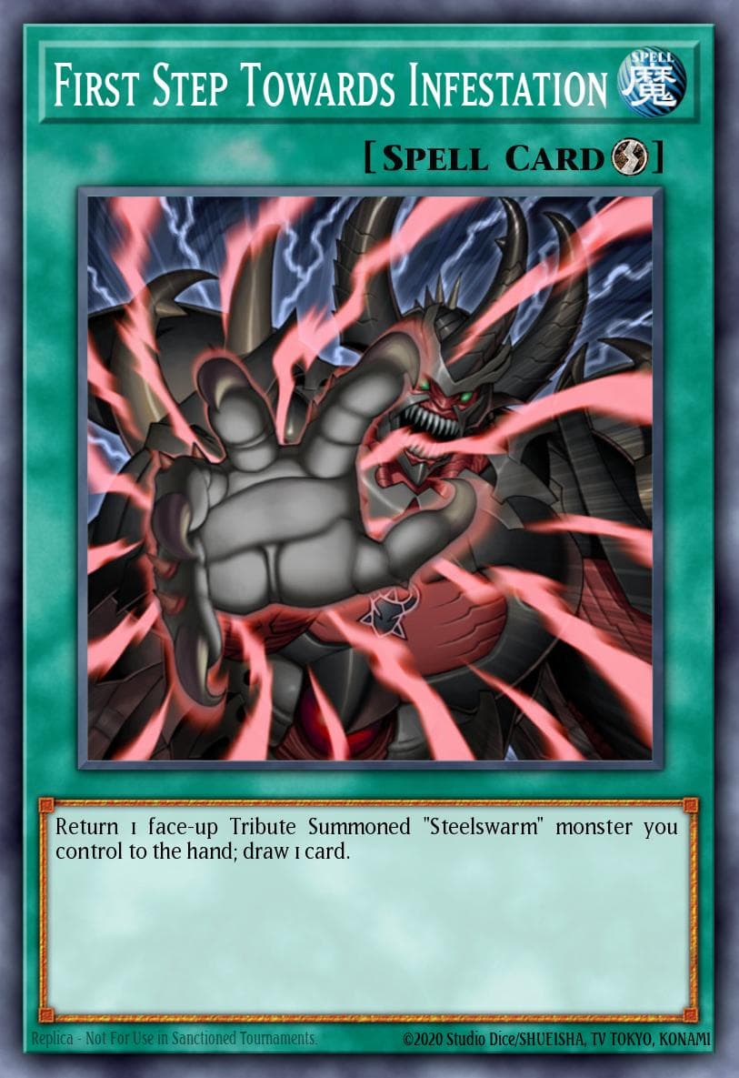 First Step Towards Infestation Hidden Arsenal 5: Steelswarm Invasion card