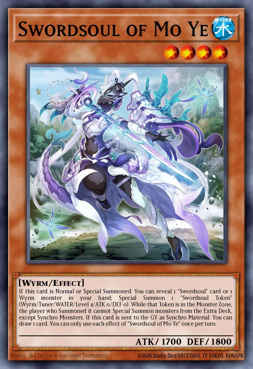 Swordsoul of Mo Ye Burst of Destiny card
