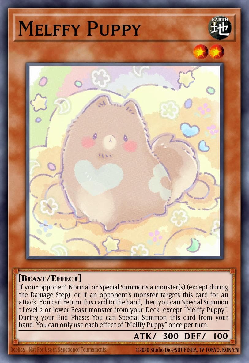 Melffy Puppy Rise of the Duelist Premiere! promotional card card