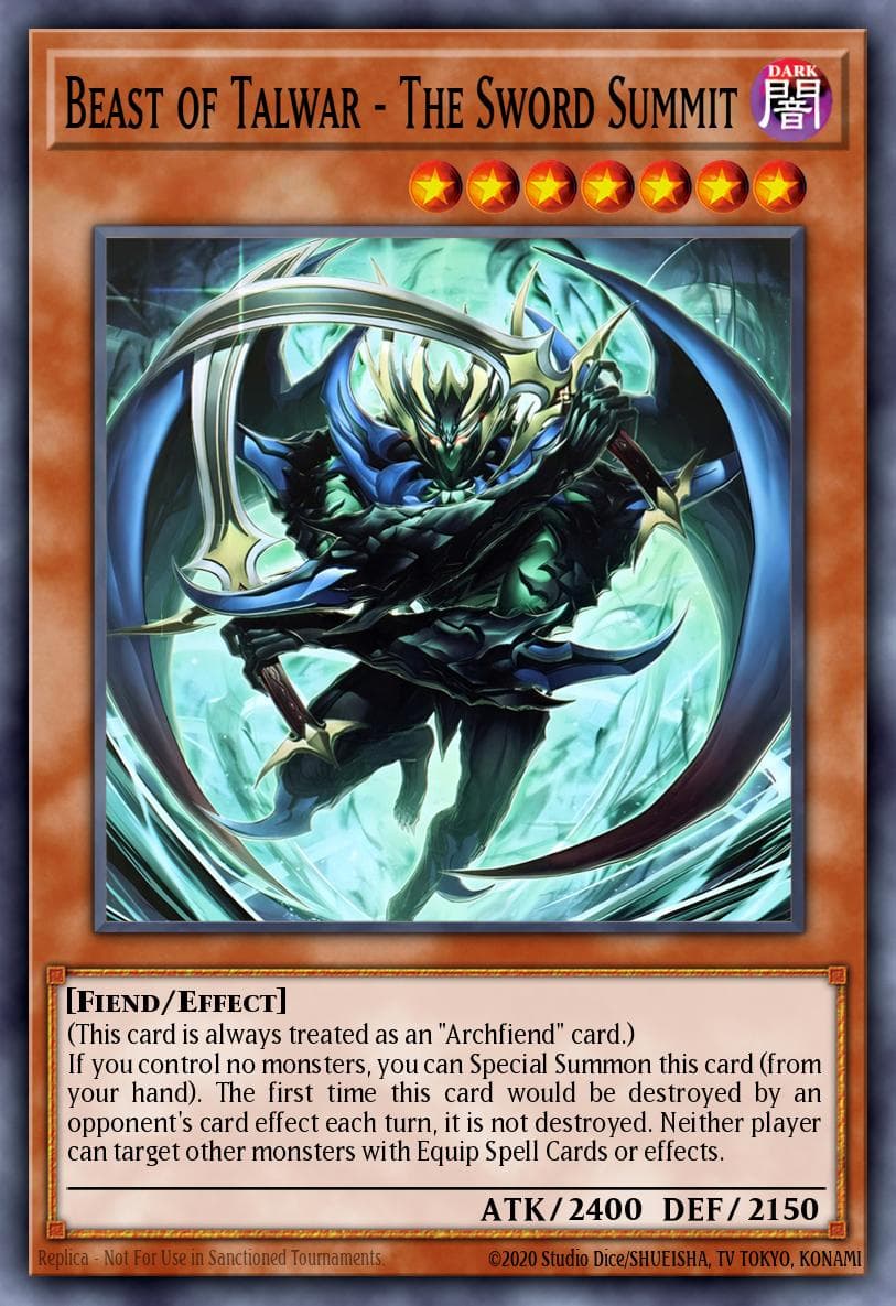 Beast of Talwar - The Sword Summit Supreme Darkness card