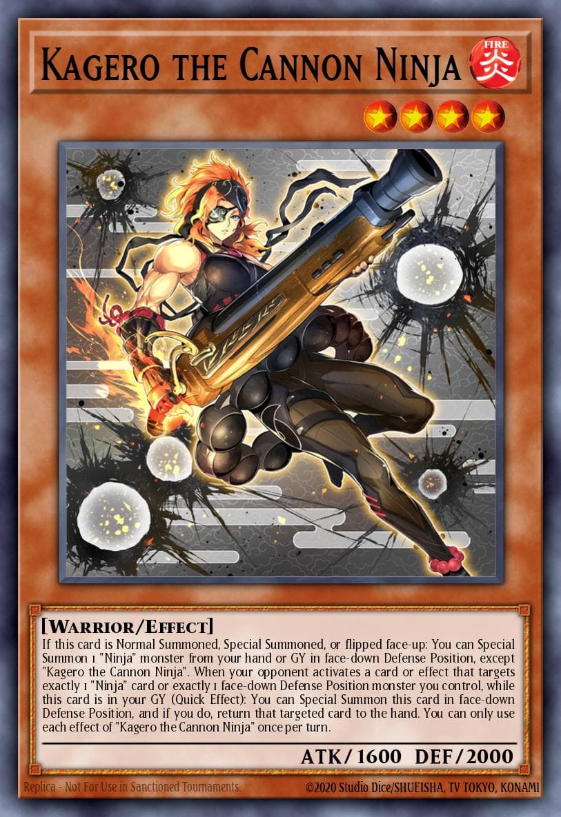 Kagero the Cannon Ninja 25th Anniversary Tin: Dueling Heroes Mega Pack card