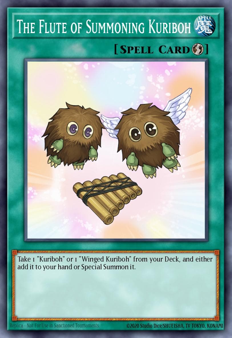 The Flute of Summoning Kuriboh McDonald's Promotional Cards 2 card