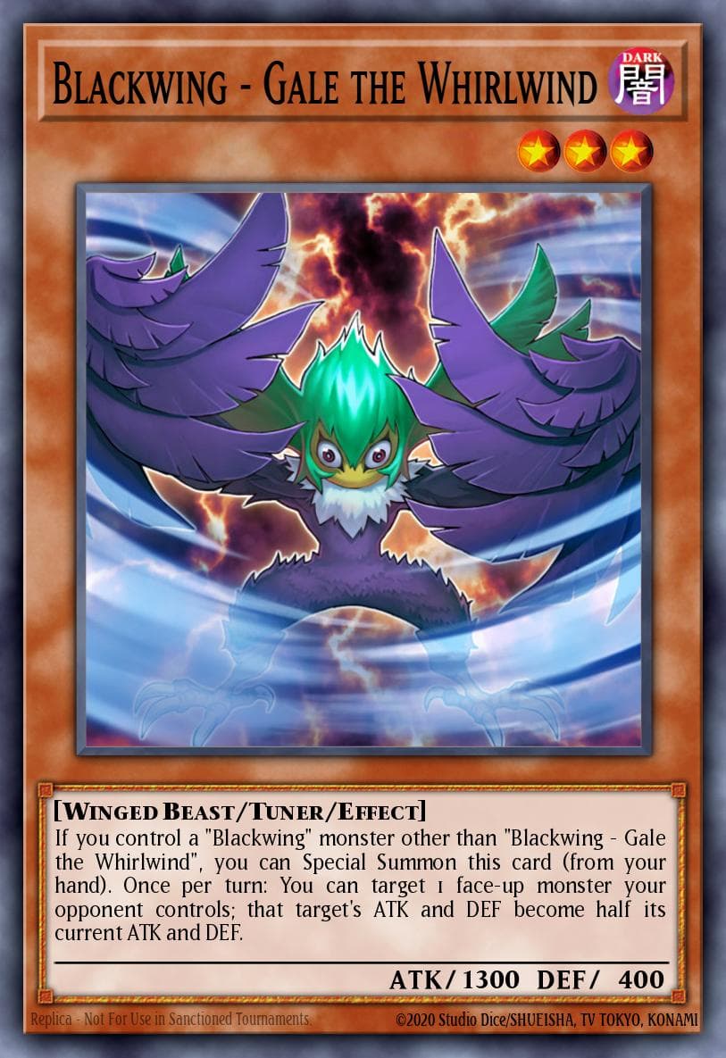 Blackwing - Gale the Whirlwind Duelist Pack: Crow card