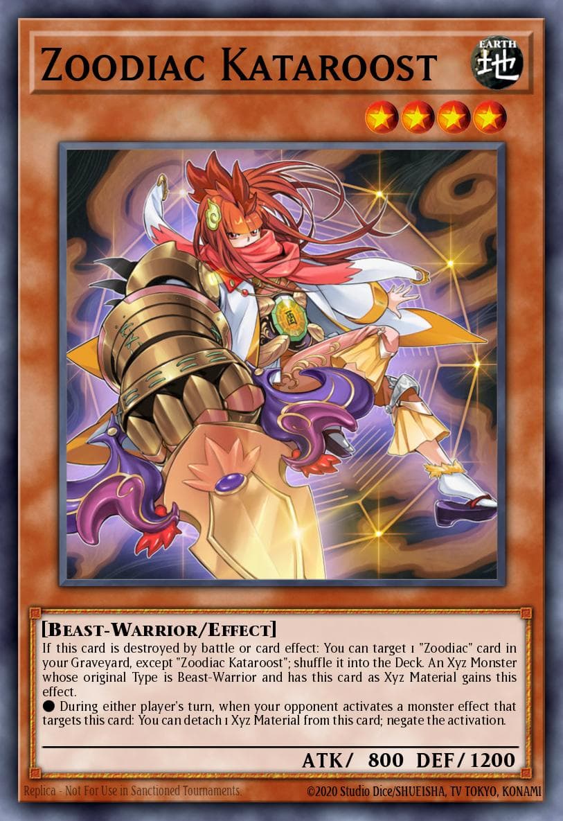 Zoodiac Kataroost Maximum Crisis: Special Edition card