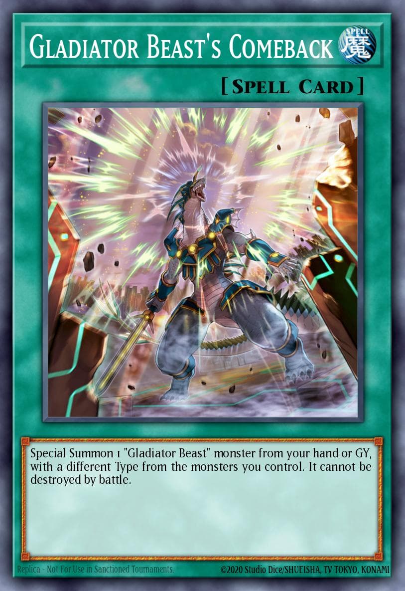 Gladiator Beast's Comeback 2020 Tin of Lost Memories Mega Pack card