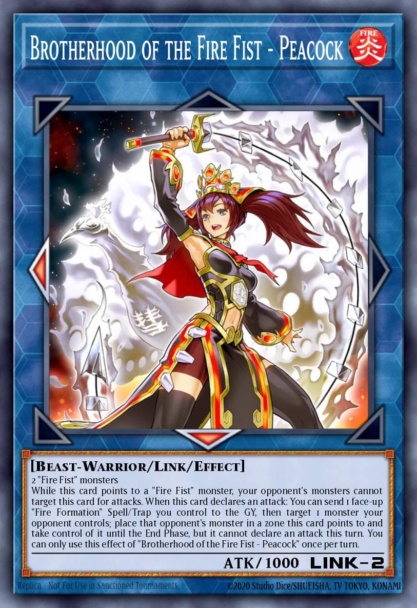 Brotherhood of the Fire Fist - Peacock Fists of the Gadgets card