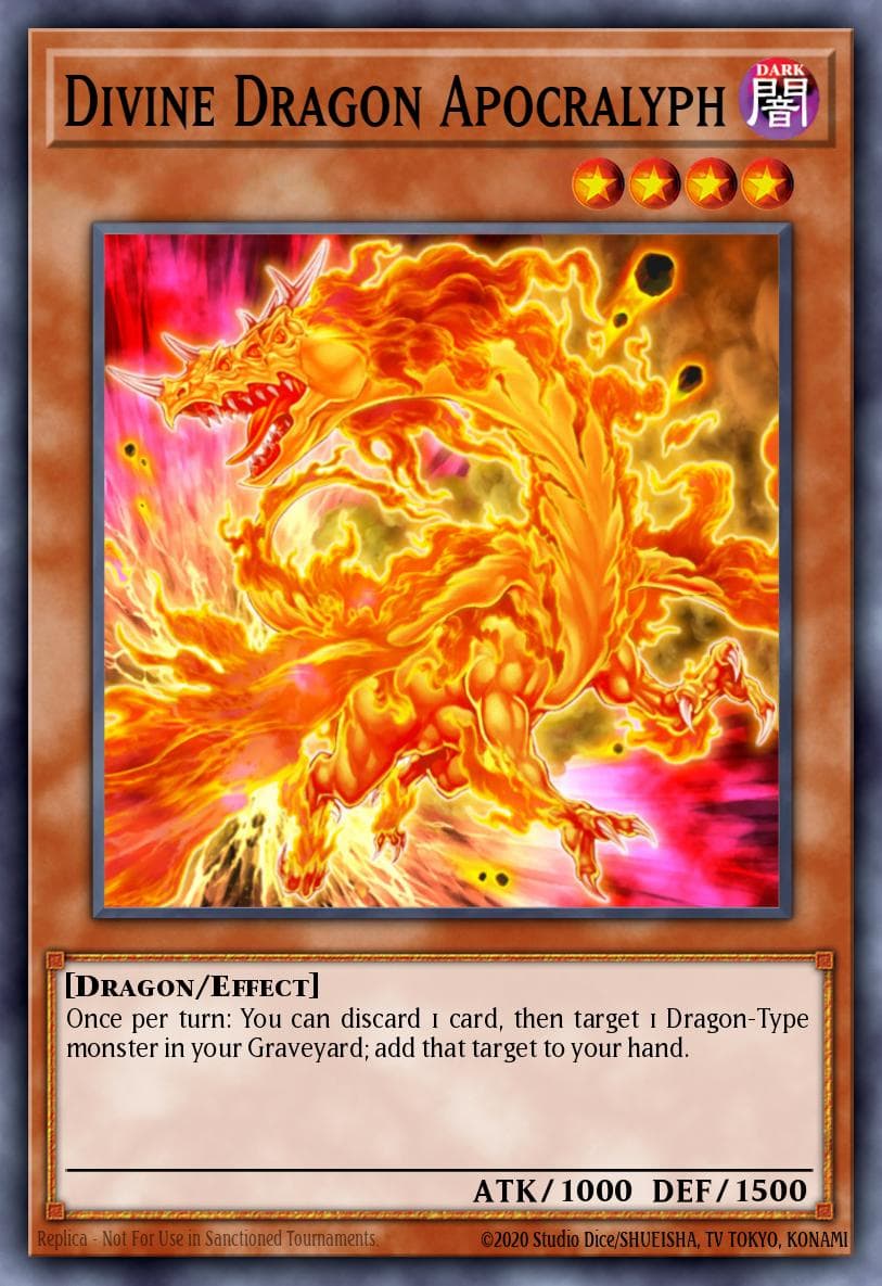 Divine Dragon Apocralyph Saga of Blue-Eyes White Dragon Structure Deck card