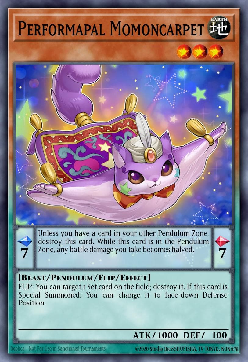 Performapal Momoncarpet Starter Deck: Yuya card