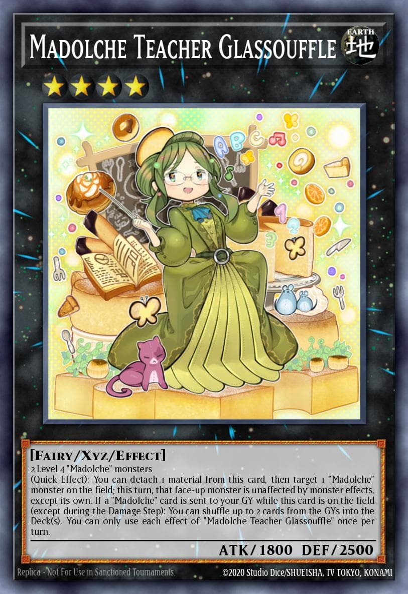 Madolche Teacher Glassouffle 2020 Tin of Lost Memories Mega Pack card