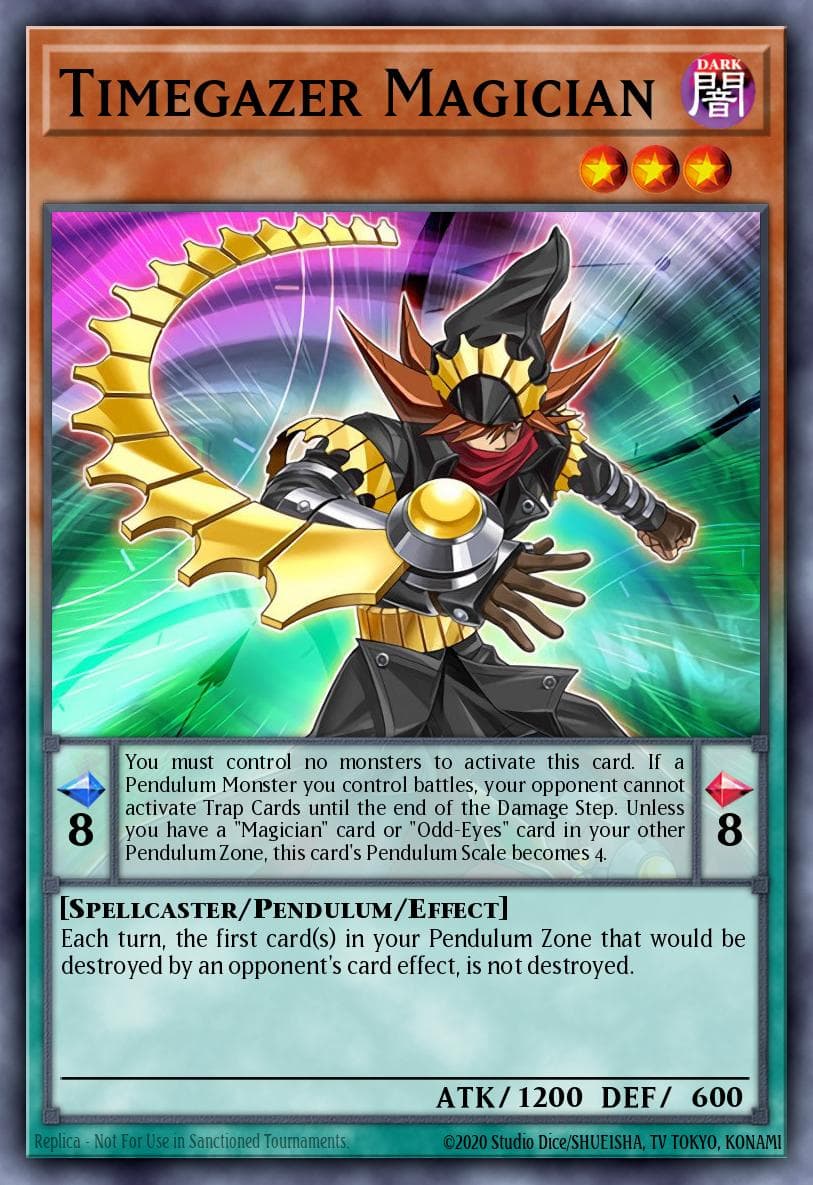 Timegazer Magician Legendary Duelists: Magical Hero card