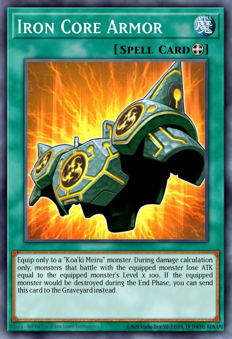 Iron Core Armor Stardust Overdrive: Special Edition card