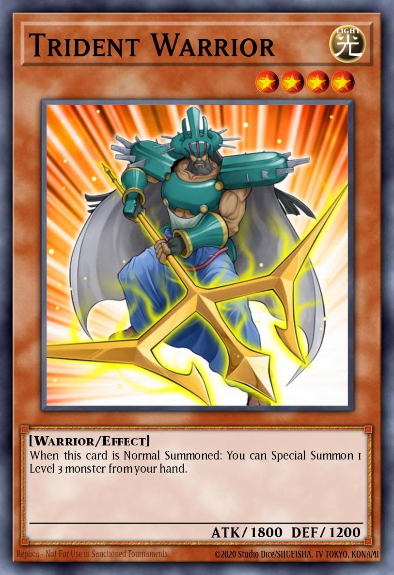 Trident Warrior Battle Pack 3: Monster League card