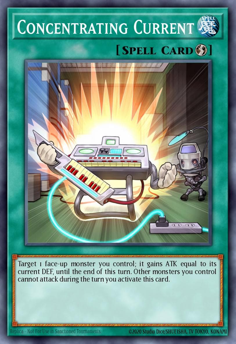 Concentrating Current 2019 Gold Sarcophagus Tin Mega Pack card