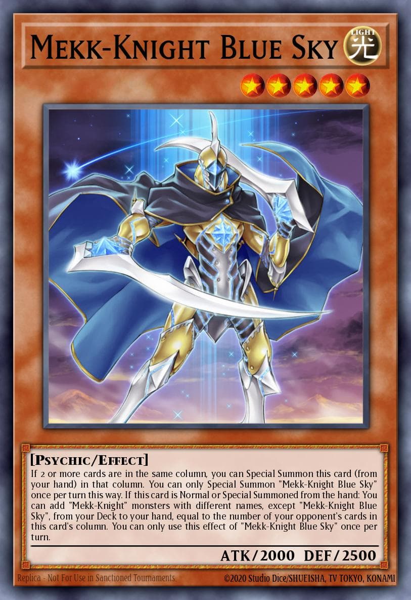Mekk-Knight Blue Sky 2018 Mega-Tin Mega Pack card