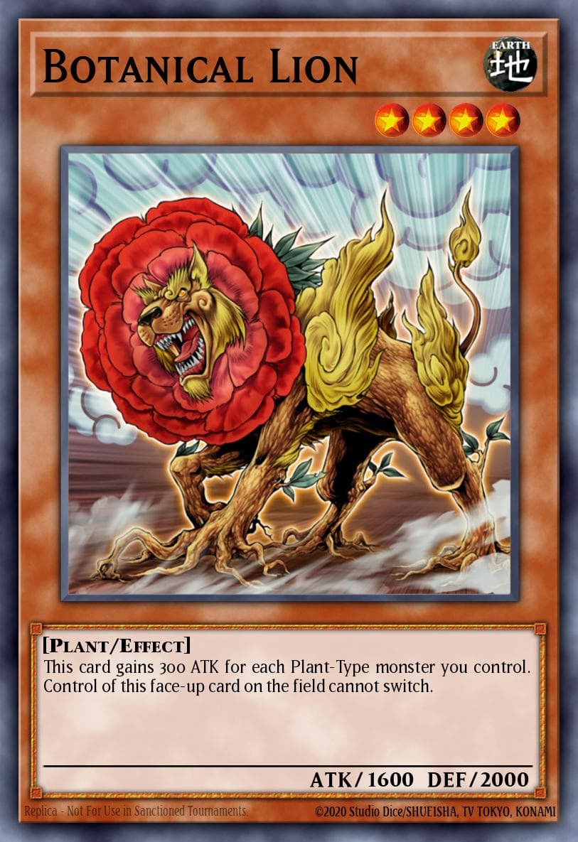 Botanical Lion Crossroads of Chaos: Special Edition card