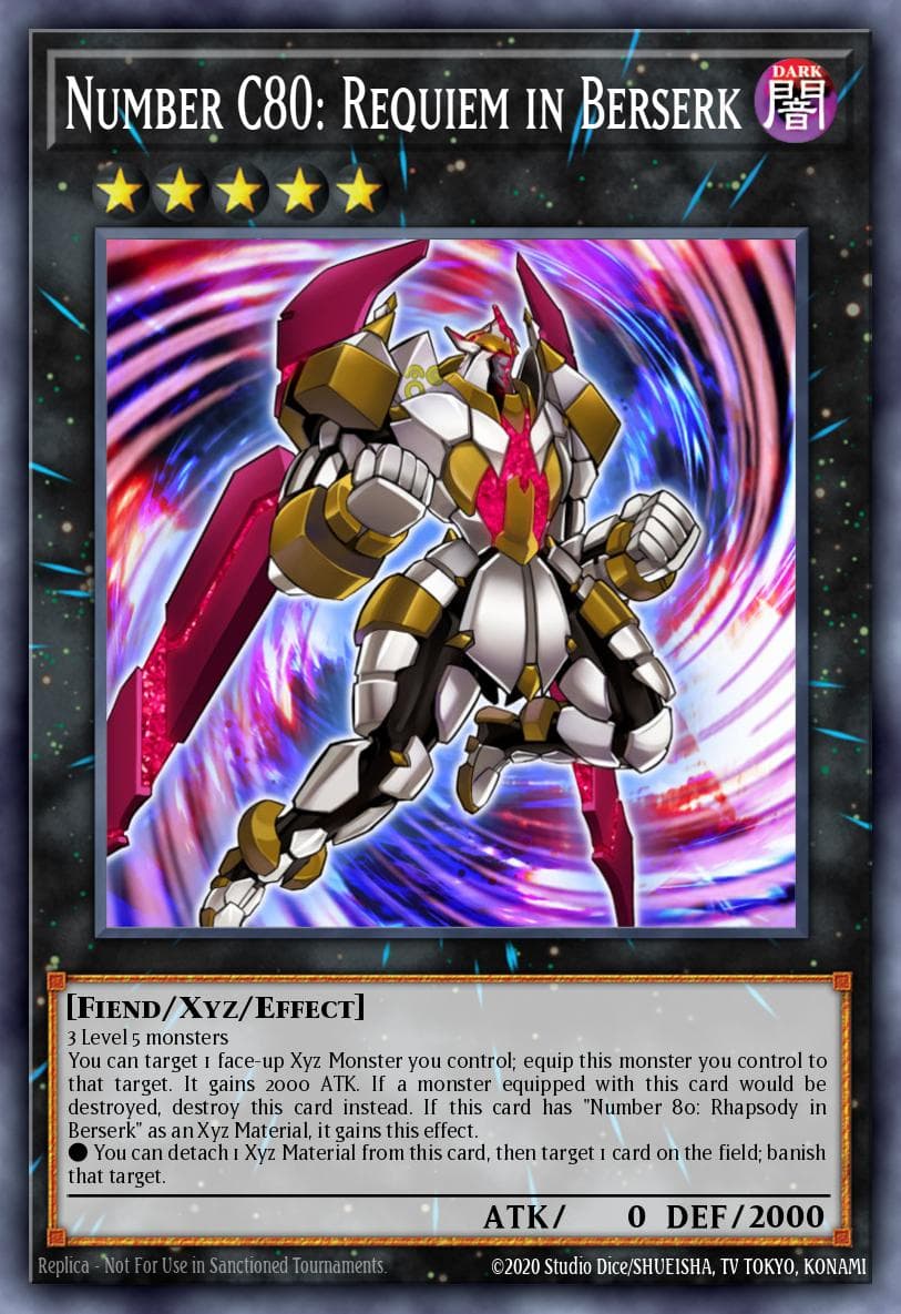Number C80: Requiem in Berserk Primal Origin: Deluxe Edition card
