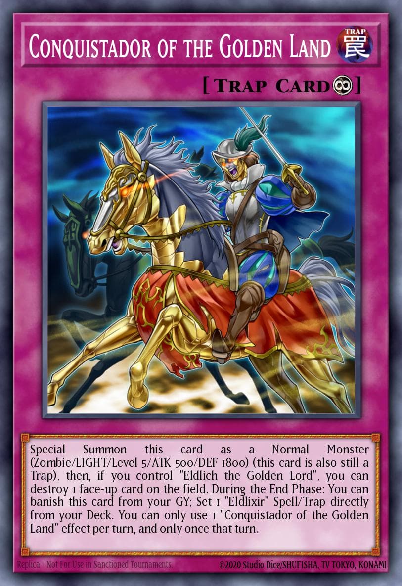Conquistador of the Golden Land Maximum Gold: El Dorado card