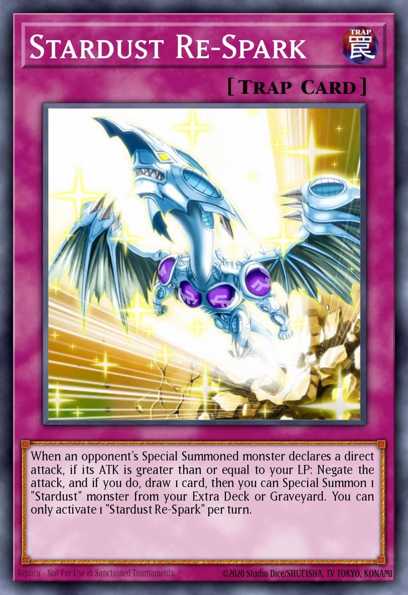 Stardust Re-Spark Premium Gold: Return of the Bling card
