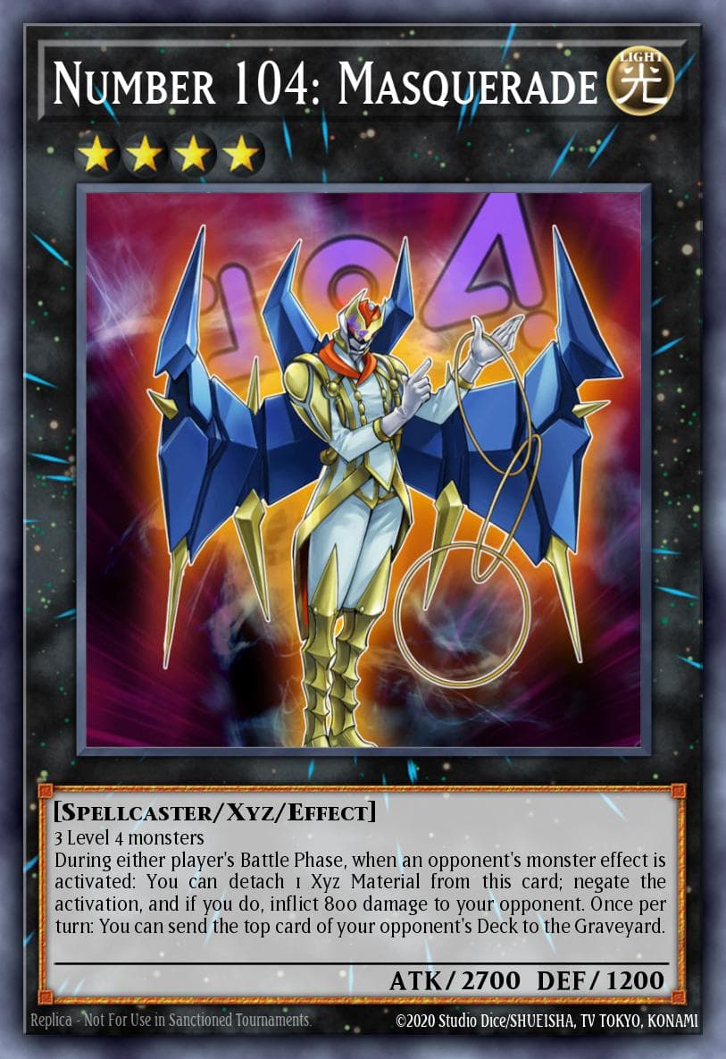 Number 104: Masquerade Judgment of the Light: Deluxe Edition card