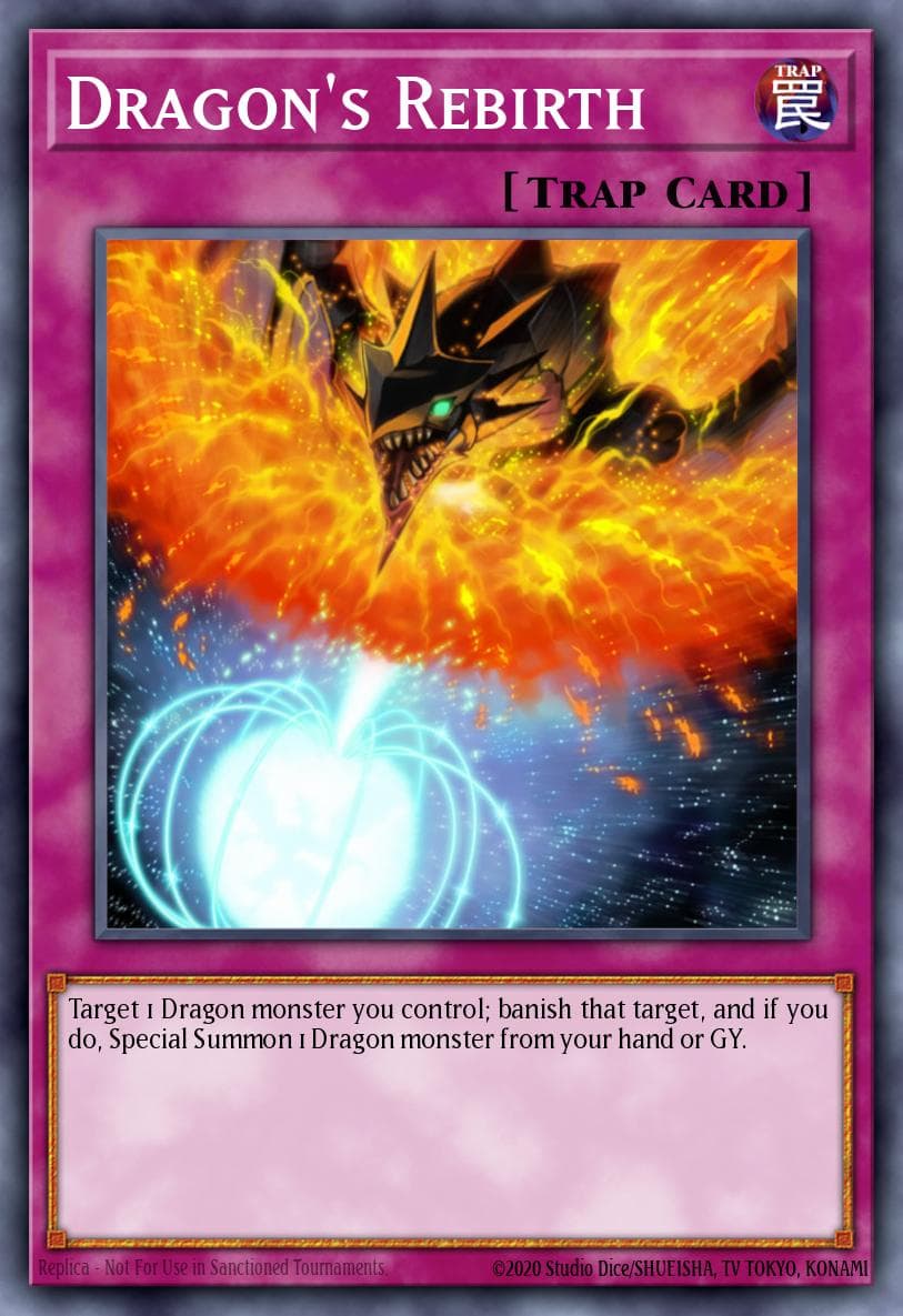 Dragon's Rebirth Rise of the True Dragons Structure Deck card