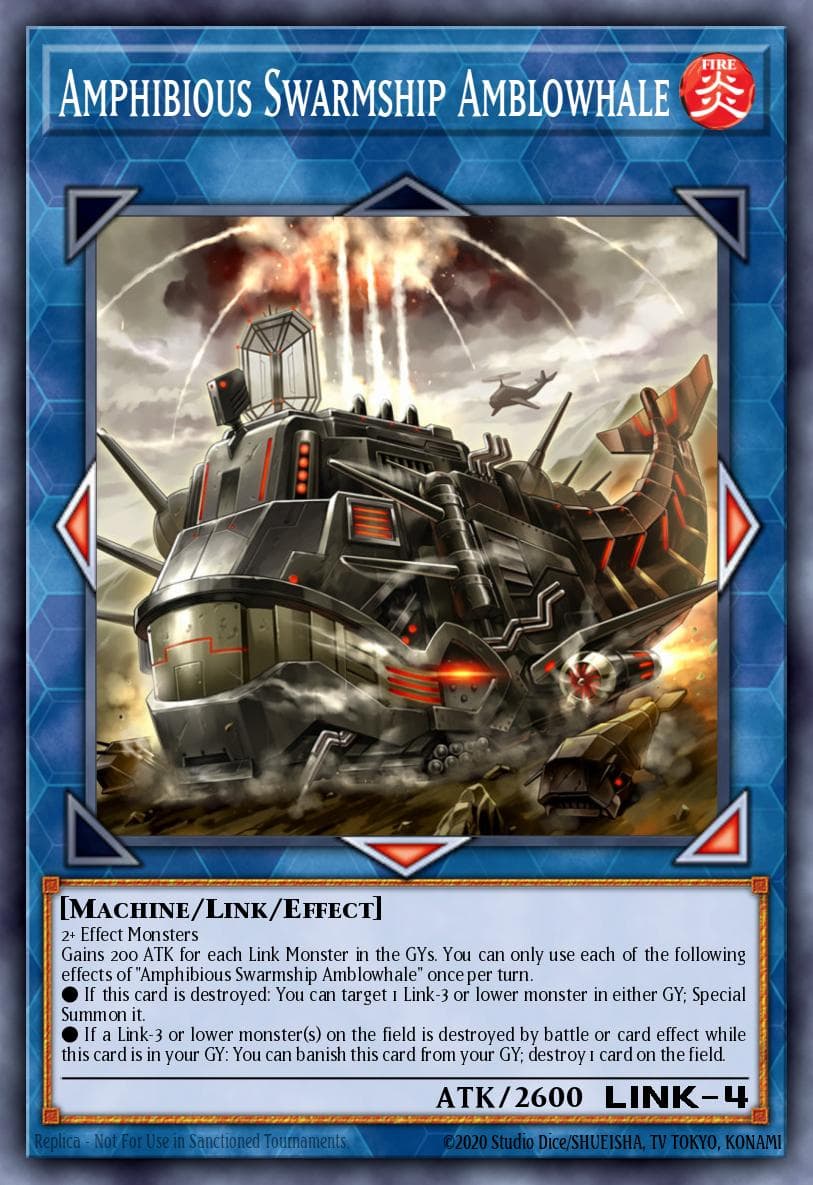 Amphibious Swarmship Amblowhale Dark Neostorm Special Edition card