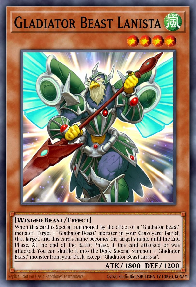 Gladiator Beast Lanista Ra Yellow Mega Pack: Special Edition card