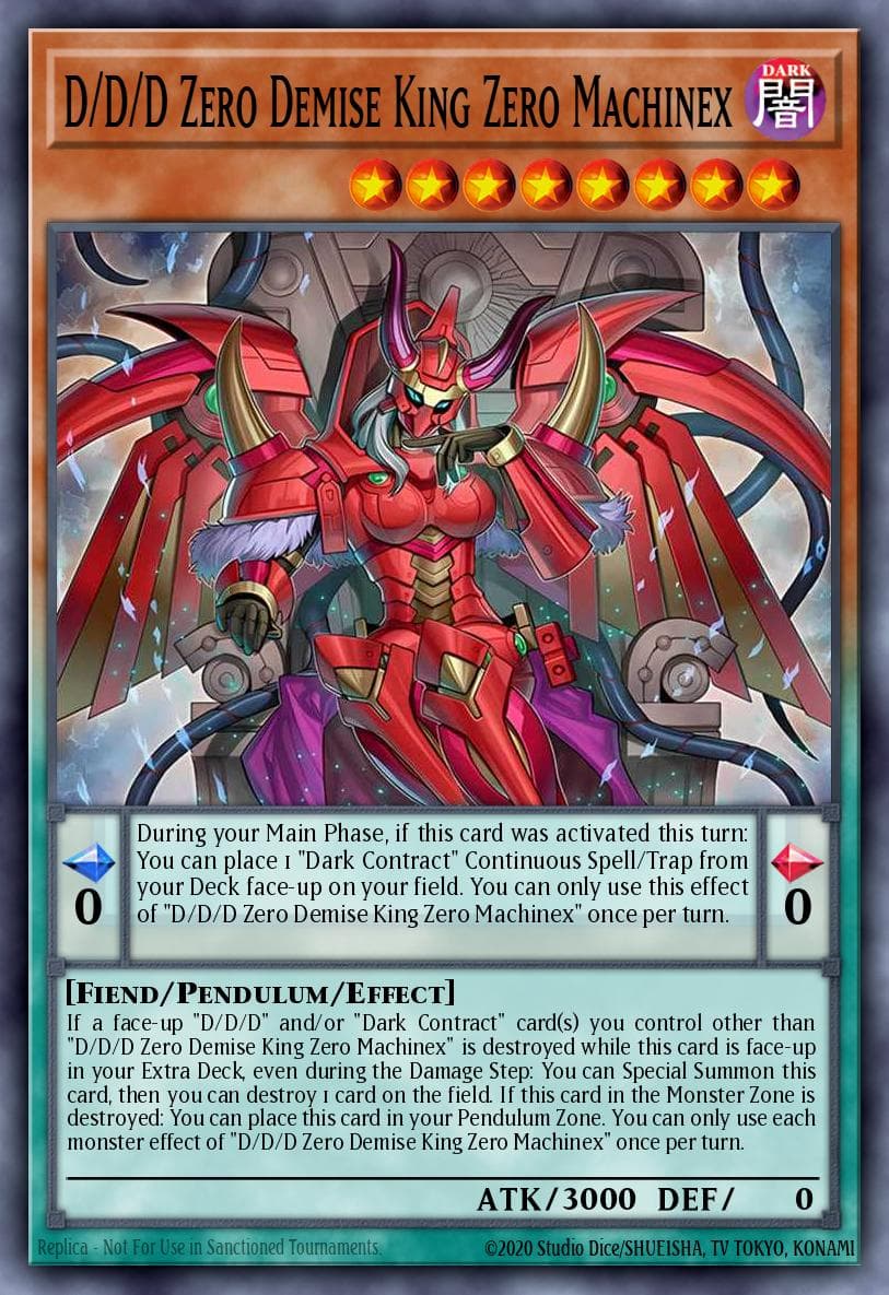 D/D/D Zero Doom Queen Machinex Doom of Dimensions card