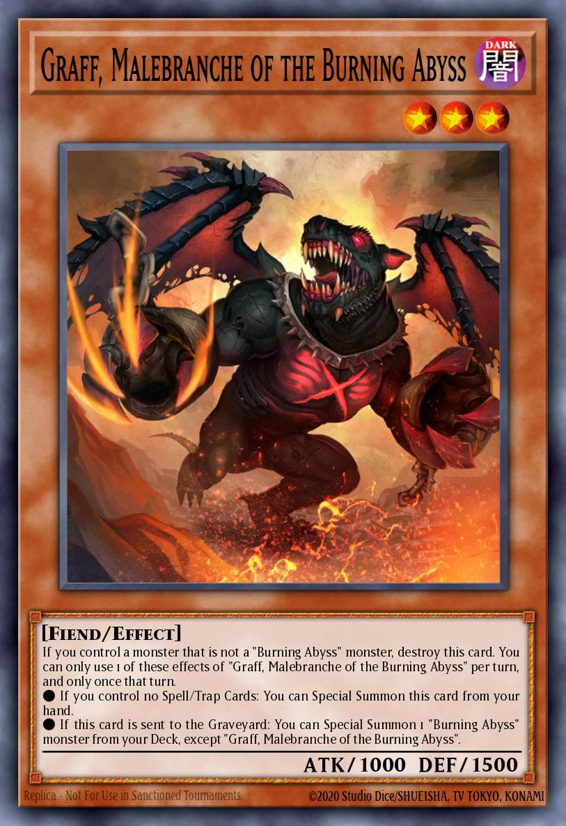 Graff, Malebranche of the Burning Abyss Astral Pack Eight card