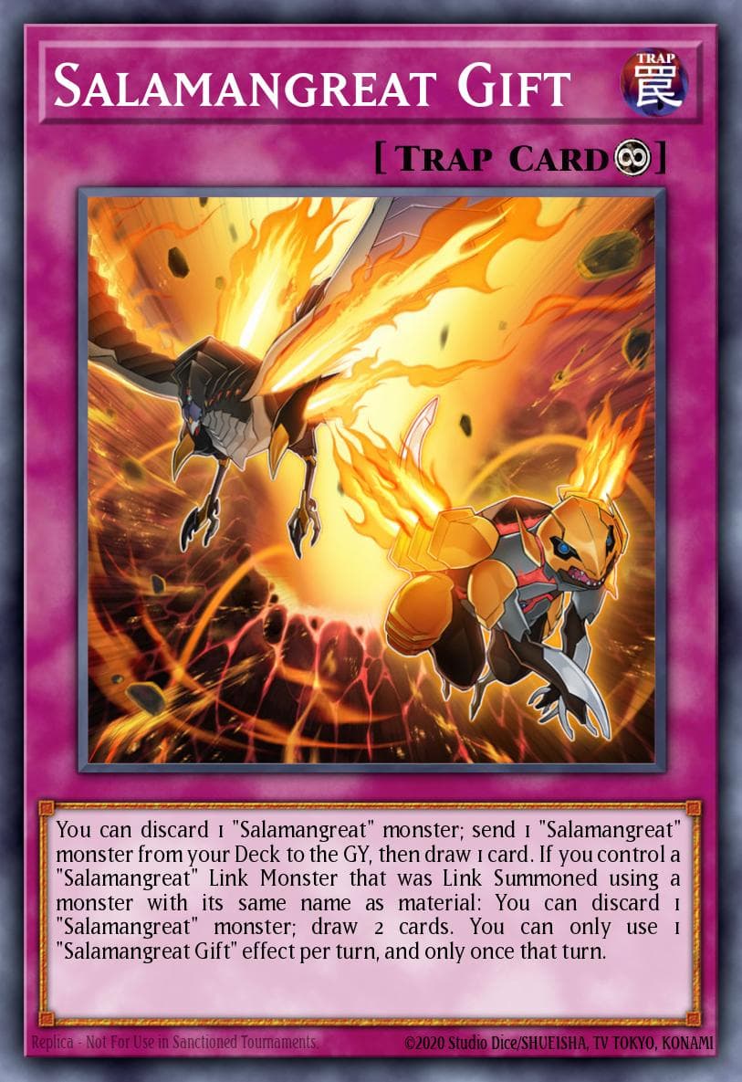 Salamangreat Gift 2019 Gold Sarcophagus Tin Mega Pack card