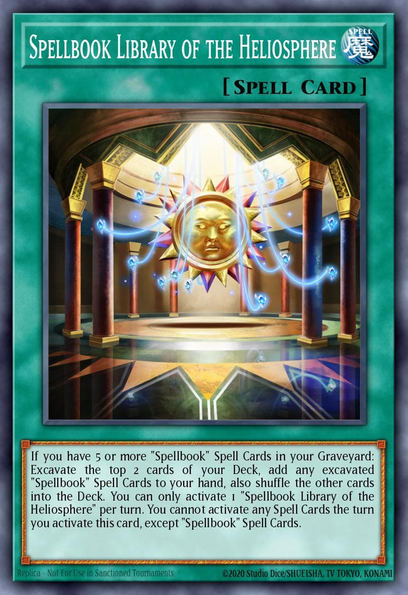 Spellbook Library of the Heliosphere Astral Pack Five card