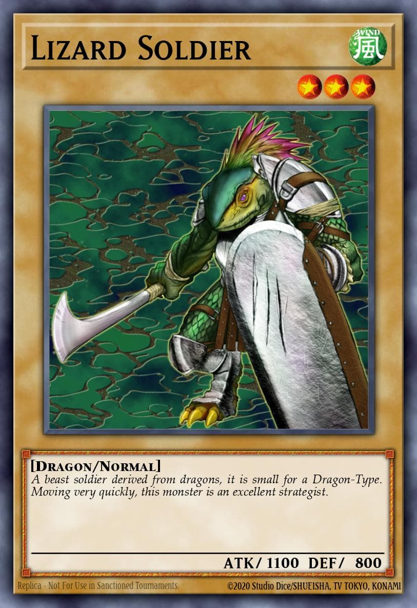 Lizard Soldier Legacy of Darkness card