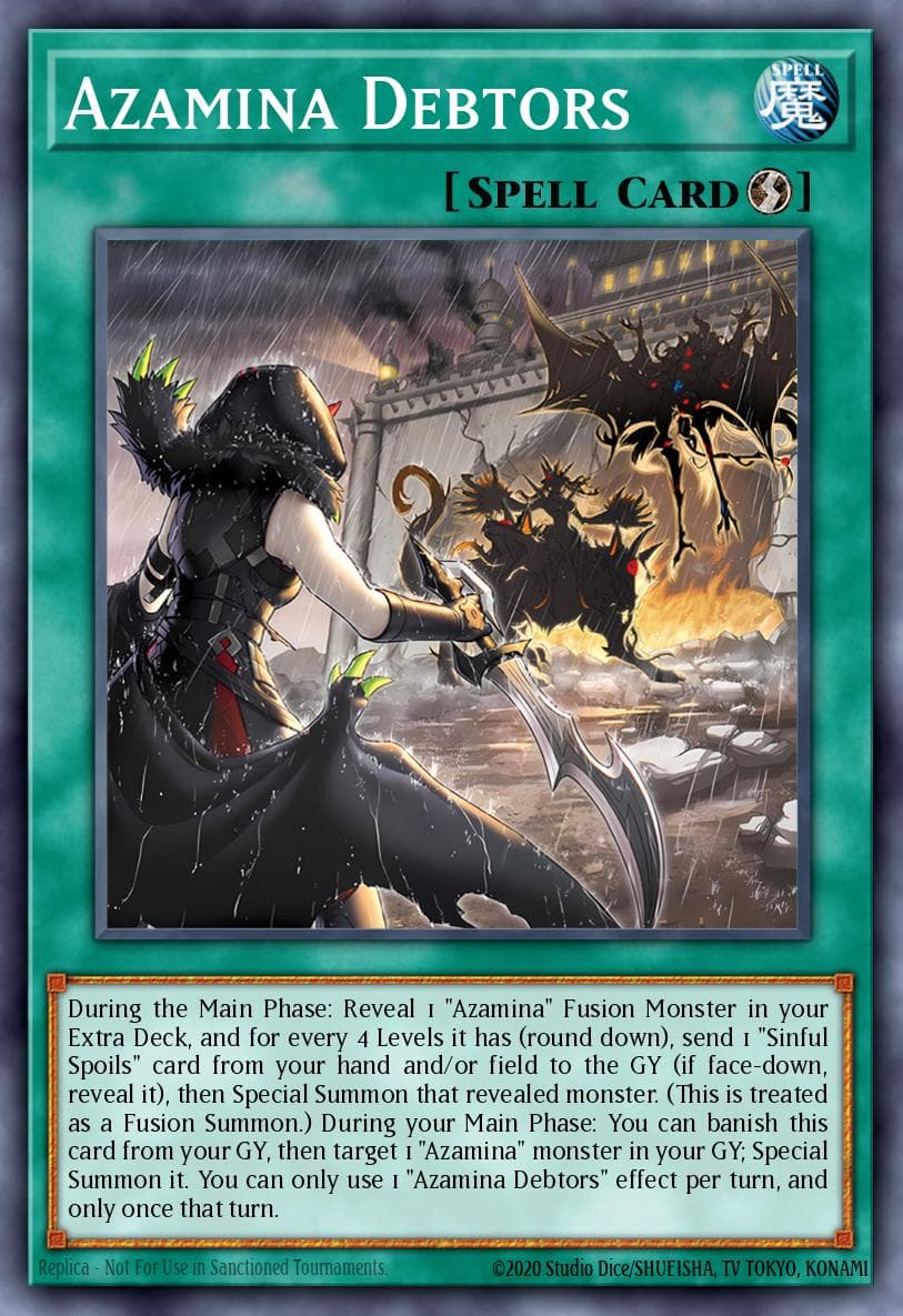 Azamina Debtors Rage of the Abyss card