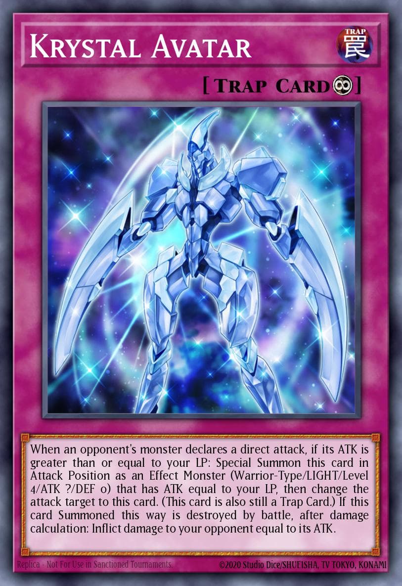Krystal Avatar Yu-Gi-Oh! The Dark Side of Dimensions Movie Pack: Gold Edition card