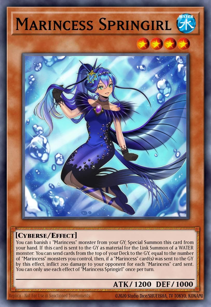 Marincess Springirl Legendary Duelists: Duels From the Deep card