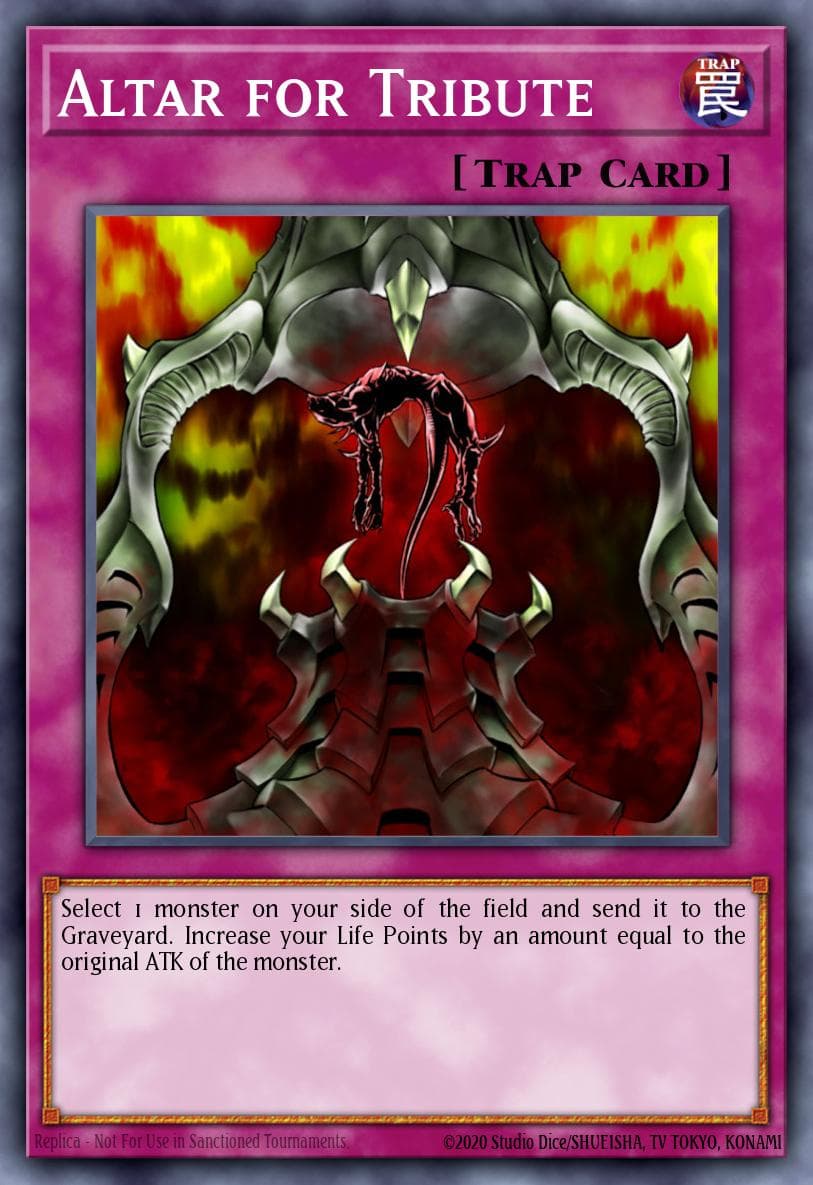 Altar for Tribute Dark Revelation Volume 1 card
