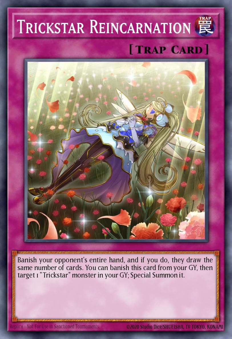 Trickstar Reincarnation Code of the Duelist Special Edition card