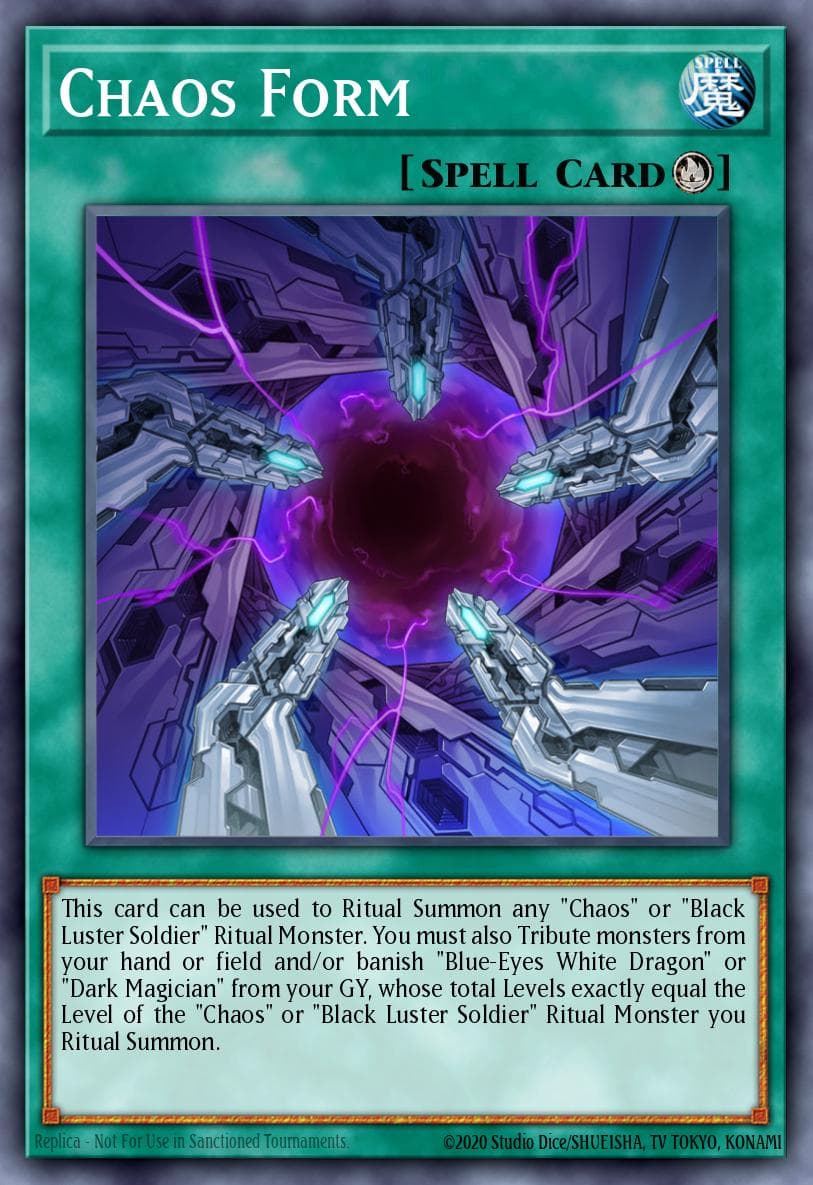 Chaos Form Yu-Gi-Oh! The Dark Side of Dimensions Movie Pack: Gold Edition card