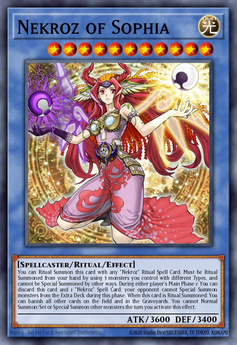 Nekroz of Sophia Crossed Souls: Advance Edition card