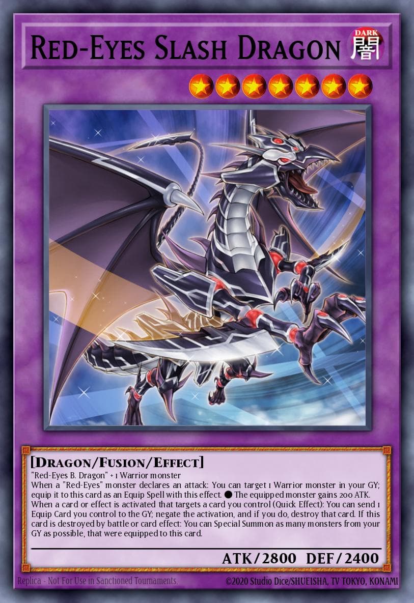 Red-Eyes Slash Dragon 2025 Mega-Pack Tin card