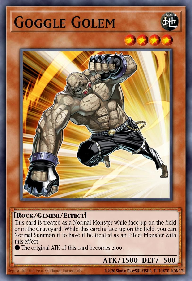 Goggle Golem 遊戲王 card