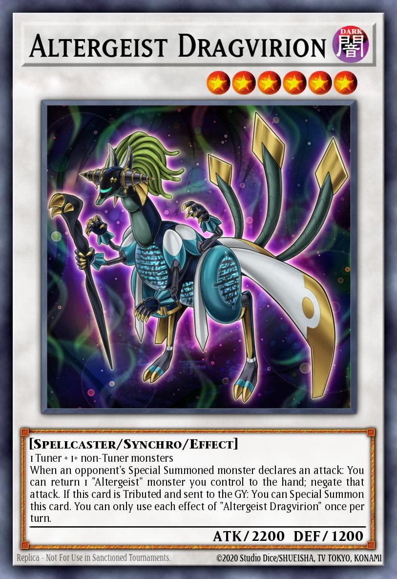 Altergeist Dragvirion Dark Neostorm Special Edition card