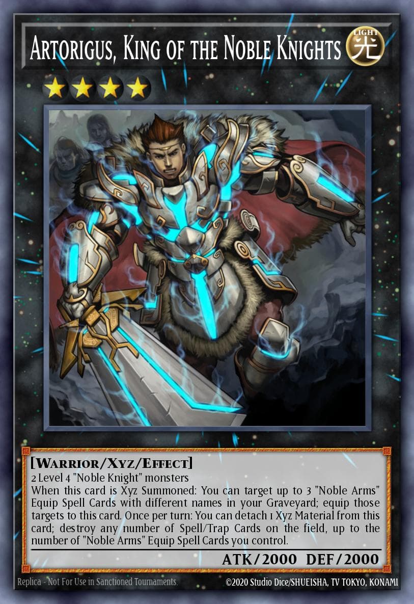 Artorigus, King of the Noble Knights Cosmo Blazer: Special Edition card
