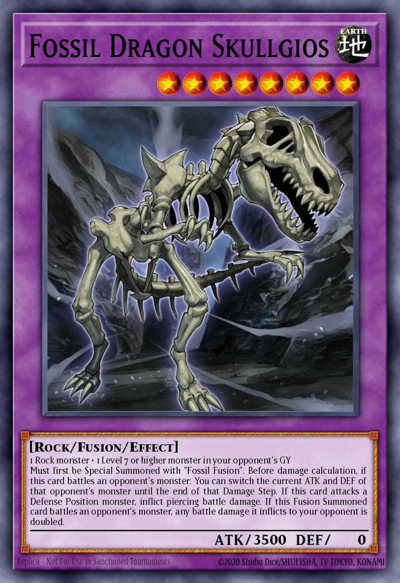 Fossil Dragon Skullgios Battles of Legend: Chapter 1 card